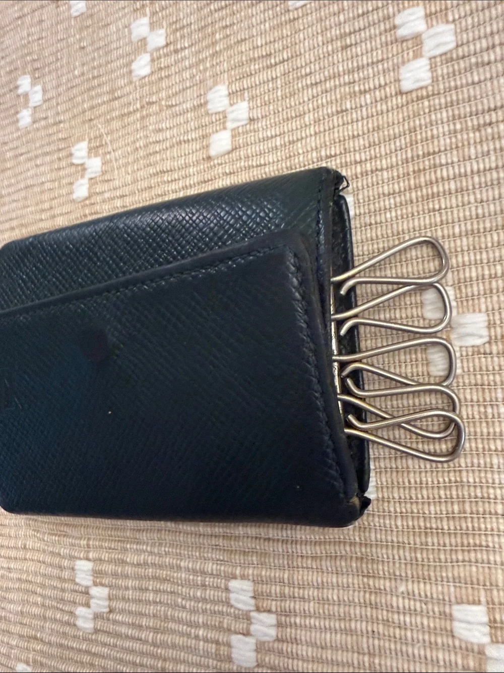 Louis Vuitton Taiga Leather Key Pouch Forest Green M30604 Wallet
